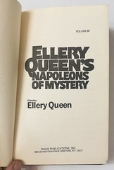 Napoleons of Mystery Ellery Queen 1978 HC DJ 1st Printing