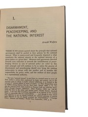 The United States In A Disarmed World A Study Of The U.S. Outline For General