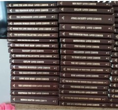 LOUIS L’AMOUR LEATHERETTE BOOKS – YOU PICK YOUR TITLES – DROP DOWN MENU