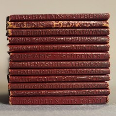 Antique Little Leather Library Miniature Books – Choose Your Title – Red Series