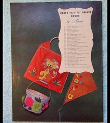 Vintage 1960s Aleene Craft Book Lot of 3 Chenille, Flair Felt, Feather Fantasies