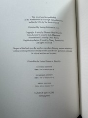 Hex (Suntup Press, signed, Presentation copy w/o clamshell)