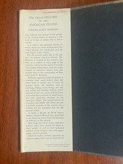 The Oxford History of The American People Samuel Eliot Morison