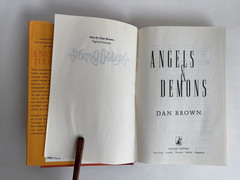 Dan Brown / ANGELS AND DEMONS True First Edition (Pocket Books) 2000
