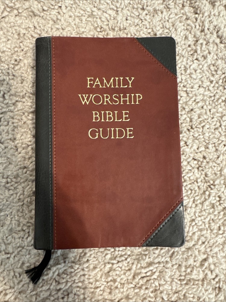 Family Worship Bible Guide : Leather-Like Duotone by Michael Barrett (2022,…