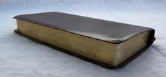 NIV Trimline Pocket Bible New Testament 1984 Burgundy Leather Red Lettered Gilt