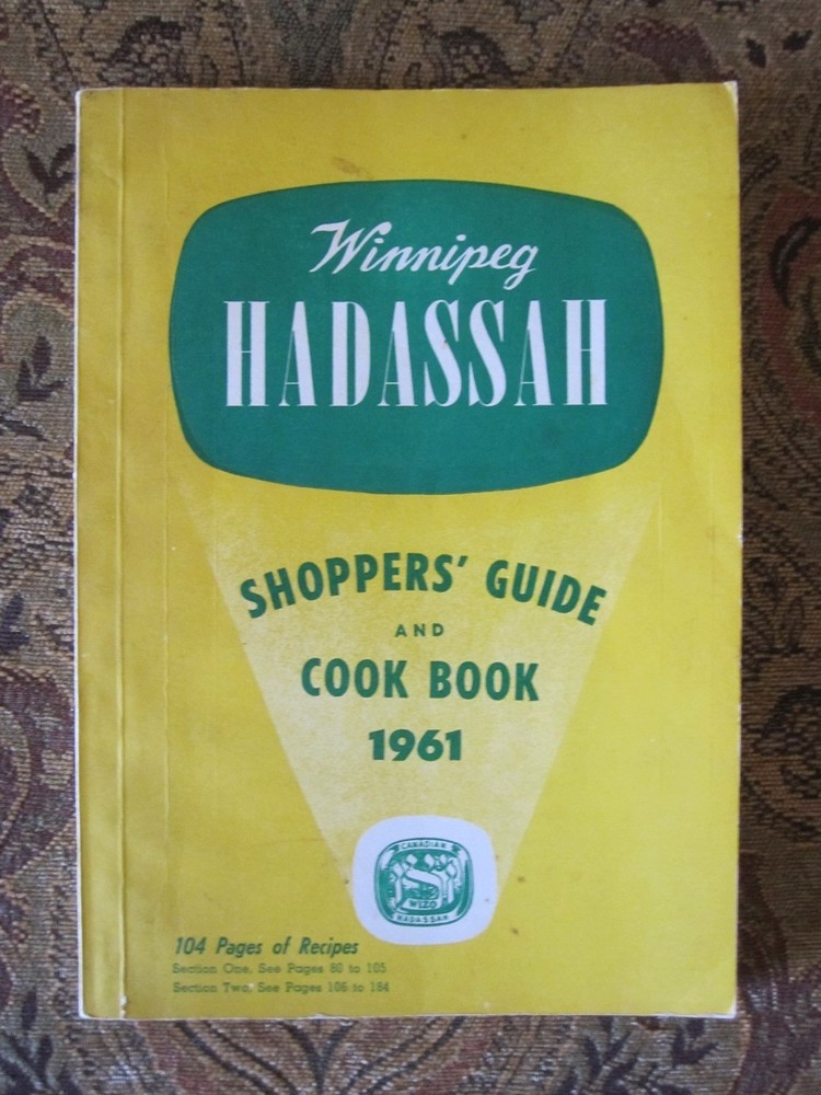 NOSTALGIC 1961 WINNIPEG CANADA SHOPPERS GUIDE & COOK BOOK GOOD COND! FREE SHIP!