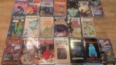 Lot of 37 Science Fiction Fantasy Paperbacks Novels 1960s-modern Daw & Others