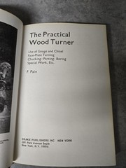 THE PRACTICAL WOOD TURNER F. Pain 1972 HC 2nd Print Drake Publishers