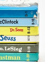 Lot of 12 Dr Seuss Beginner Books 9 1/4″ x 6 3/4″ B-1 thru B-65 Hardcovers