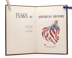 Flags of American History 1962 HCDJ Colonial Revolutionary Civil War Gadsen Flag