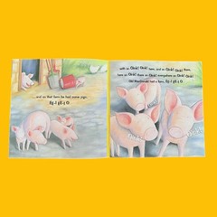 Wendy Straw Nursery Rhymes Lot of 4-Old McD, Incy Spider, 5 Ducks, Wheels on Bus