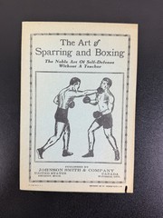Vintage 1935 The Art of Sparring & Boxing Self-Defense Manual Booklet Johnson