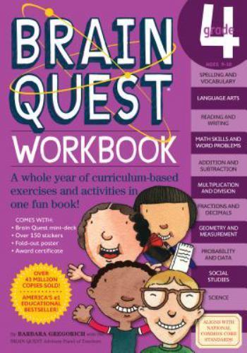 Brain Quest Workbook: Grade 4 – 9780761150183, Barbara Gregorich, paperback