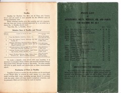 SINGER 66-1 Sewing Machine Instruction Manual – RUGGED WIRE BOUND – TOUGH JACKET