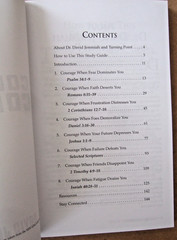 SET OF 4 DR. DAVID JEREMIAH STUDY GUIDES COURAGE TO CONQUER + 1CD