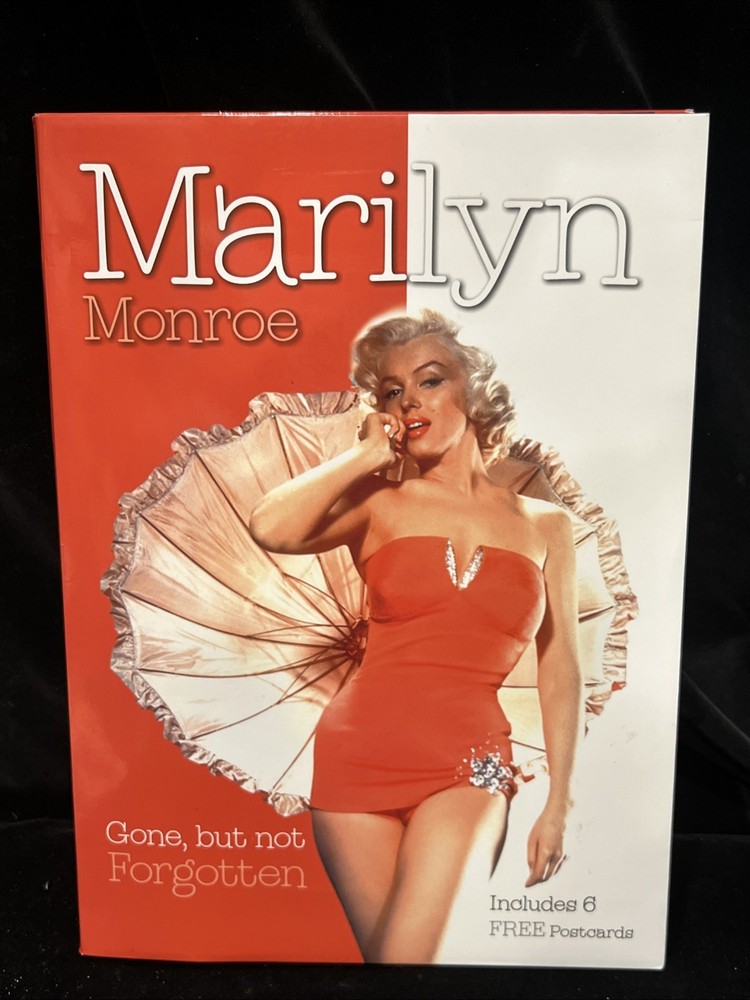Marilyn Monroe Gone But Not Forgotten Jessica Bailey Book + 8.5″x5.5″ postcards