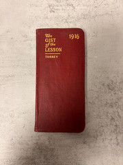 The Gist of the Lesson 1916 R.A. Torrey