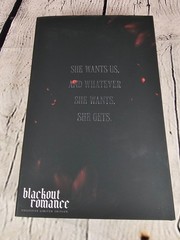 SIGNED Graves Katelyn Taylor Blackout Romance Exclusive Limited Edition Sprayed