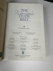 Woman’s Study Bible NKJV Opening the Word of God to Women – Thomas Nelson (1995)