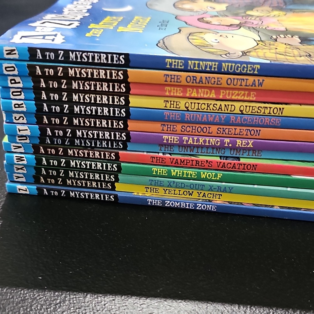 A to Z Mysteries Ron Roy Paperback Illustrated Book Lot (Assorted Titles)