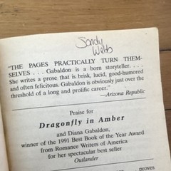 Diana Gabaldon Dragonfly in Amber Outlander Ser Paperback Romance