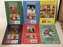Who Would Win Books Lot 6 Scholastic Animal Dinosaur Shark Kids Series