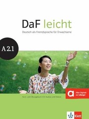 DaF leicht a2.1, libro del alumno y – Paperback, by COLLECTIF – Very Good h