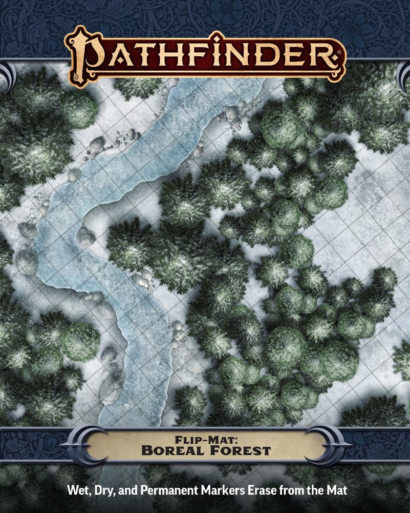 Paizo Pathfinder 2E Flip-Mat: Boreal Forest