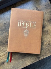 Ethiopian Bible In English Genuine Leather Rebind Choice of Color Handbound.