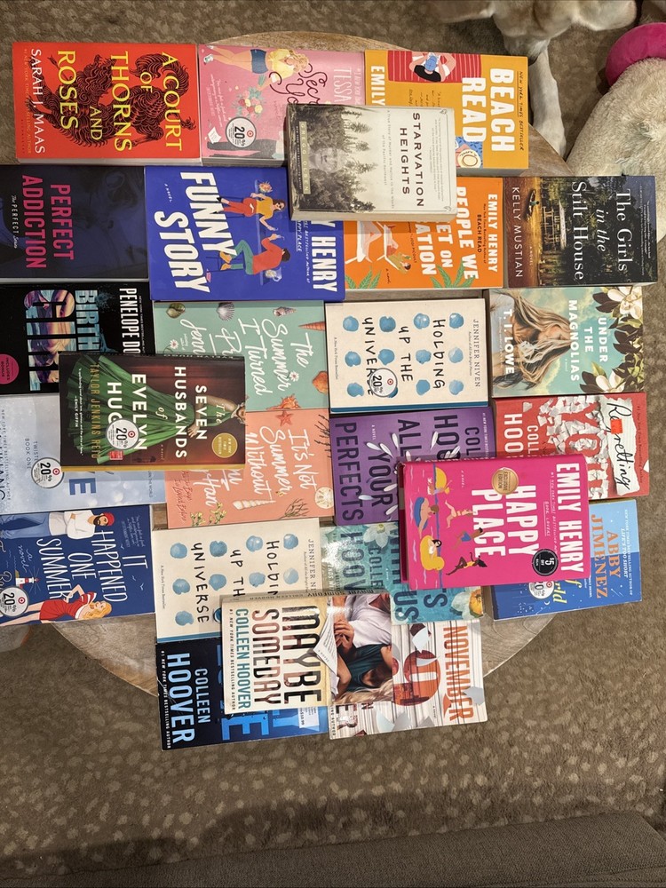 Mulitple Colleen Hoover, Tessa Bailey, Emily Henry And More Books For Sale.