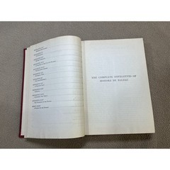 The Complete Novelettes of Honore de Balzac Red Hardcover In One Volume