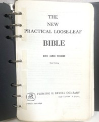 The Practical Loose-Leaf HOLY BIBLE KJV 3rd Printing 7 Ring Binder