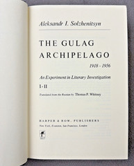 The Gulag Archipelago Aleksandr I. Solzhenitsyn First Edition HCDJ Book 1973