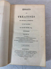 Hume’s Essays and Treatises On Several Subjects, Volume II, 1817, E-51