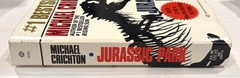 Jurassic Park by Michael Crichton 1991 Paperback Ballantine w/ Embossed Cover