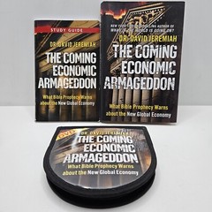 The Coming Economic Armageddon by Dr. David Jeremiah DVDs/BOOK/STUDY GUIDE Used
