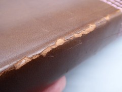 NKJV Ultrathin Reference Bible, Brown/Pink LeatherTouch with Magnetic Flap