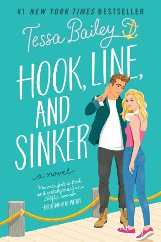 Hook, Line, and Sinker: An Entertaining Rom- 0063045699, paperback, Tessa Bailey