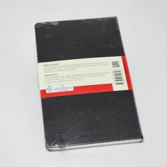 Moleskine PRO Address Book Hard Cover Large (5″ x 8.25″) Black 240 Pages