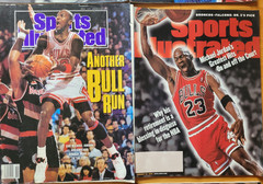 SPORTS ILLUSTRATED MICHAEL JORDAN LOT CHICAGO BULLS COLLECTION 12 MAGAZINES