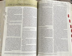 Biblia tematica RVR 1960 de Estudio, Marrón OscuroPiel Fabricada indice