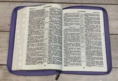 Библия Russian Bible large print Большой формат серебрянный срез​ индексы молния
