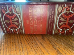 The New Century Dictionary Deluxe Illustrated Edition 1957 VGC
