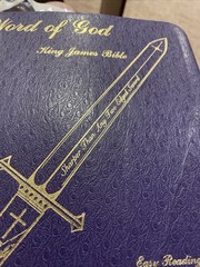 Word of God KJV (Purple) Large Print Easy Reading Margin Edition 1999