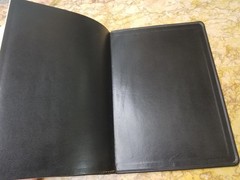 RARE 1999 USA NASB Bible Wide Margin Unknown Leather Opaque Paper USED L@@K🌟