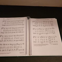 LDS Hymnbook – Large – Spiral Bound, 433 pages new like,hymn #s 1- 341,