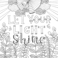 Inspirational Coloring Book for Adults 31 Pages Thick Paper Relaxing Artwork