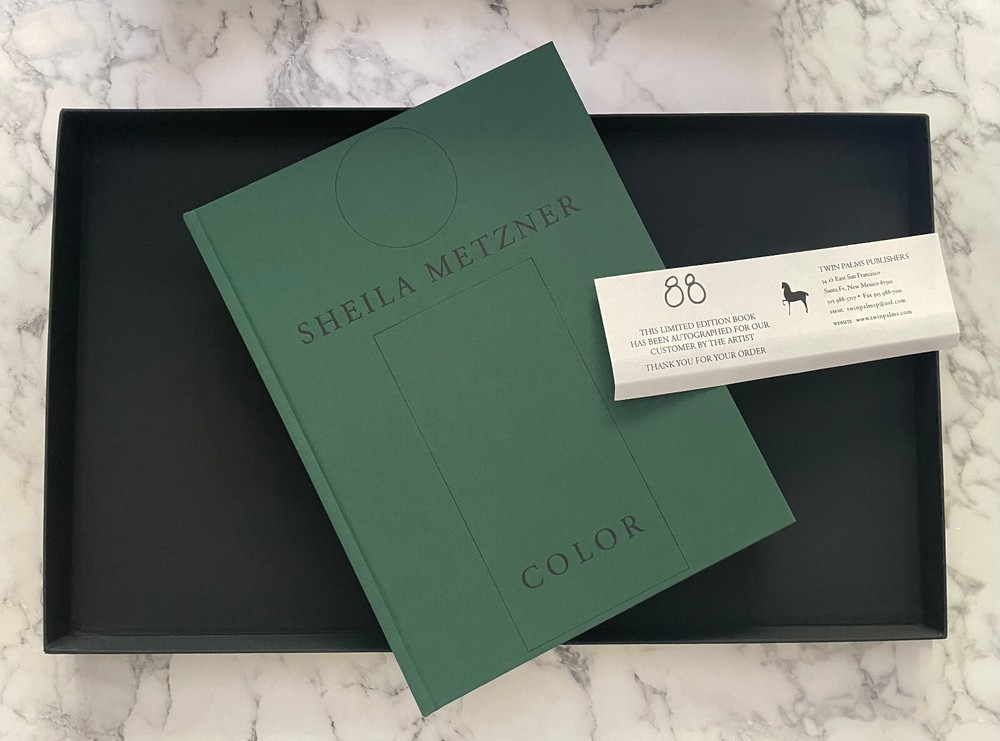 NEW RARE 1st ED 88/100 SLIPCASE CLAMSHELL BOX SIGNED Sheila Metzner Color BOOK