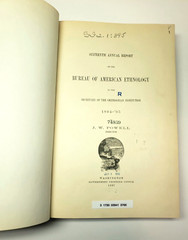 American Indian Ethnology Sixteenth 16th Annual Report 1894 -1895